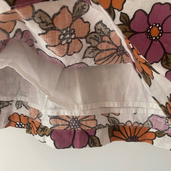 ModCloth x Princess Highway Floral High Waisted Mini Skirt Retro Flower Power - Picture 6 of 12